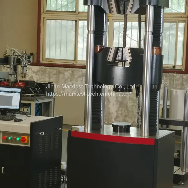 Six Columns Plus Size Hydraulic Loading 100 Ton Auto Control Tensile Test Machine photo-4