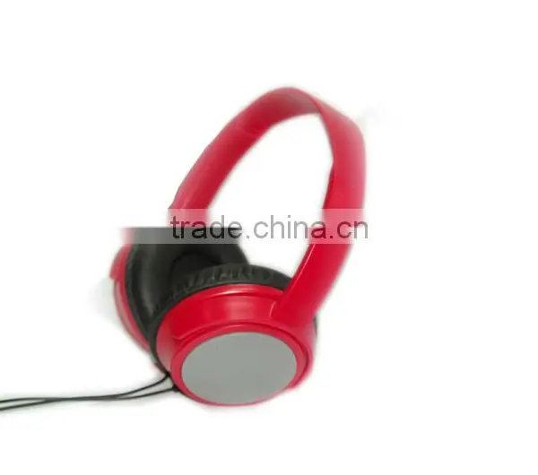 Colorful Red Hifi Stereo Headphones for Ps4,mp3 photo-2