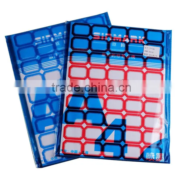 SINMARK 29.7cm*21.0 cm A4 Dark Green Grid Perforated Sticker Paper photo-5