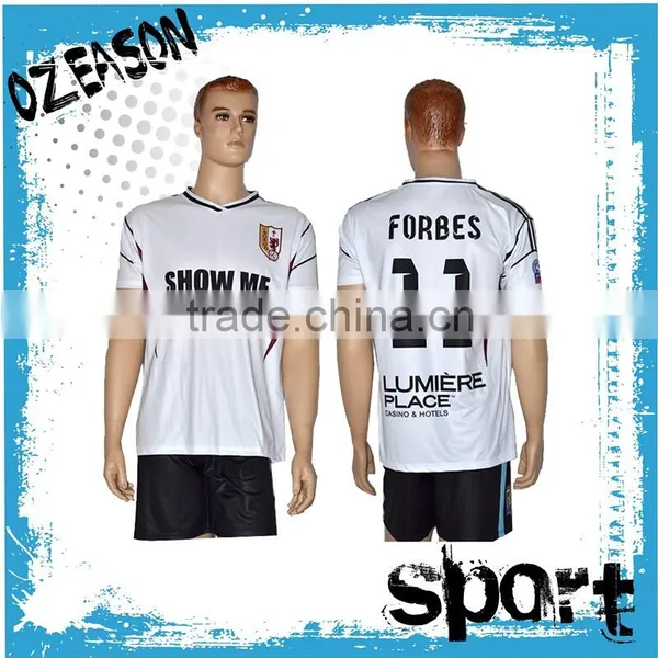 Short Sleeve Football Jersey With Collar, Football Jersey Factory photo-4