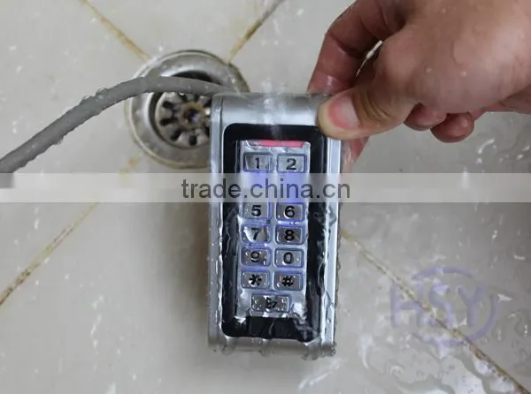 Access Control Digital Door Lock Waterproof Standalone Keypad Rfid Reader With Blacklight photo-3