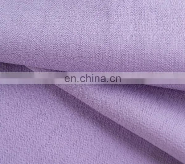 Factory Supply Price 100% Polyester Viscose/nylon Spandex Jacquard Plain Fabric for Shirts and Dress photo-5