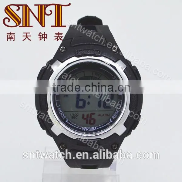 Special Offer LCD Digital Watch With PU Band