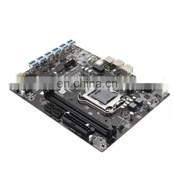 B250C Motherboard Support 12 GPUs LGA1151 DDR4 4 x SATA 12X PCIE GPU Motherboard Graphics Cards RIG Case B250C Cards photo-3