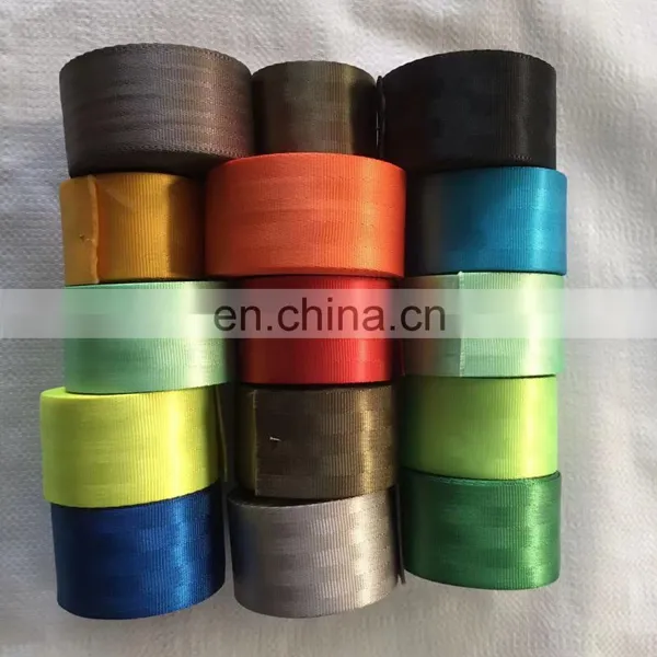 Оптовая продажа от завода высокопрочной полиэфирной ленточной ленты для автомобильных ремней безопасности 47 мм (2 дюйма) высокой прочности под заказ (OEM) для автомобильных ремней безопасности