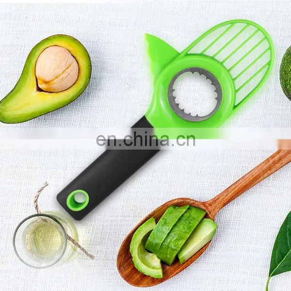 Wholesale 3 in 1 Plastic Avocado Cutter Knife Corer Avocado Slicer Avocado Tools Kitchen Gadgets photo-5