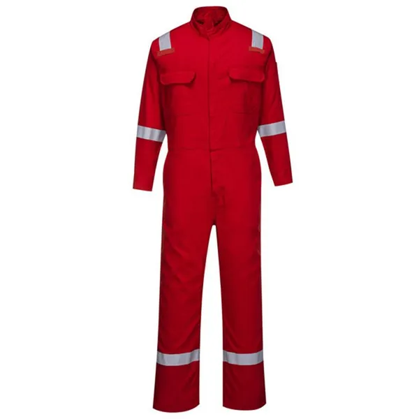 Wholesale of Spot Flame-retardant Jumpsuit Workshop Workers Reflective Striped Labor Protection Clothing Jumpsuit Work Clothes photo-3