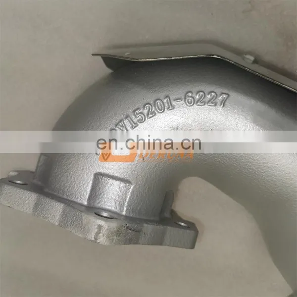 Chinese Suppliers CNHTC SITRAK MAN MC11/MC13 Engine Parts 202V15201-6227 Exhaust Elbow - With Butterfly Brake Valve photo-4