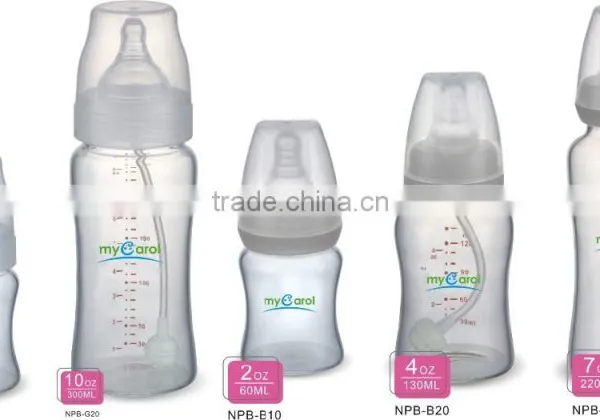 Borosilicate Glass Feeding Bottle for Baby