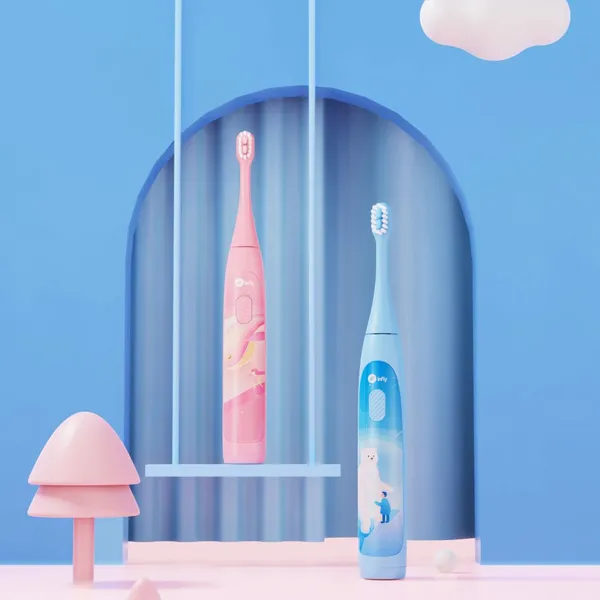 Infly T04B Blue Kids' Electric Toothbrush photo-5