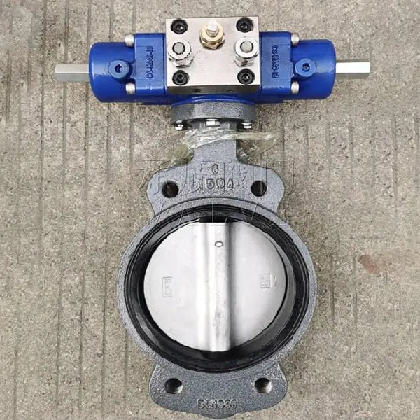 Marine Single-acting Wafer-type Hydraulic Butterfly Valve for Ballast Tanks, Available With Certificates From Various Classification Societies photo-2