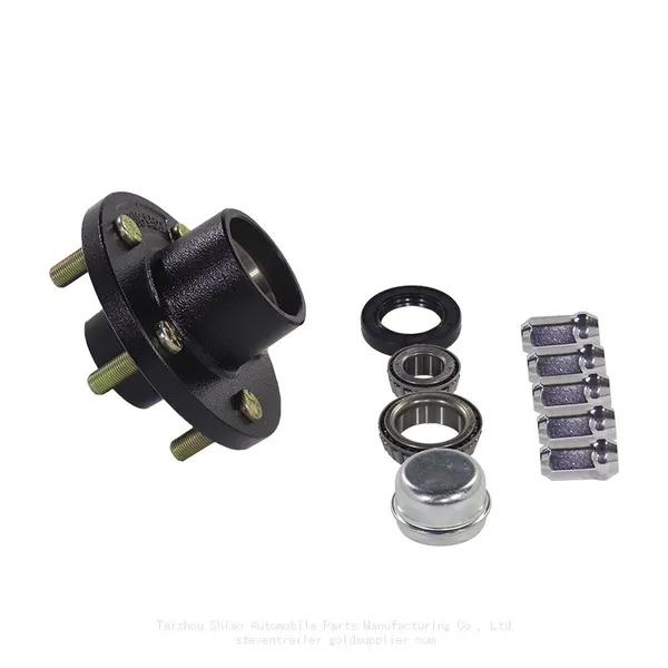 3500lb, 6‑Hole | Motorcycle Trailer, Farm Trailer Specific Chassis Wheel Hub Assembly, Spindle, Through Axle Assembly, Bearing, Solid Hollow Axle photo-3
