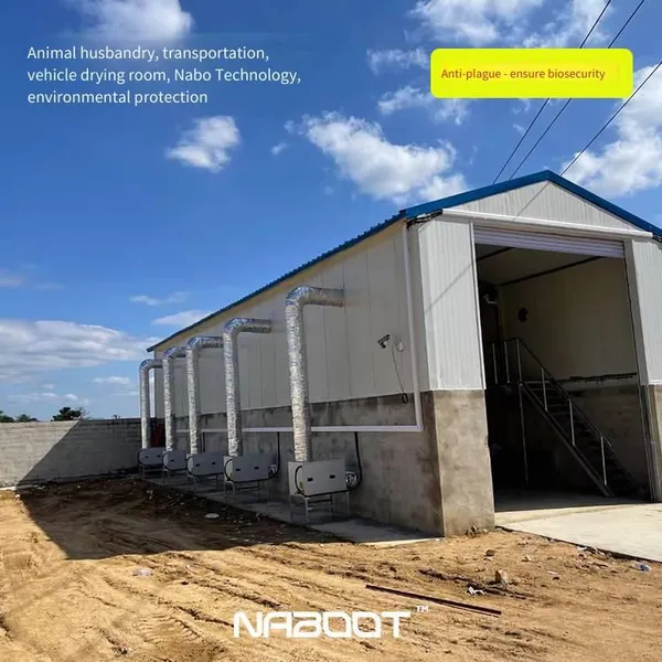 Nabo Brand Vehicle Drying and Disinfection System, Nabo Vehicle Drying Room, Gas-powered 15-meter Vehicle Drying Room
