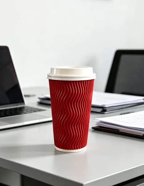 Hot Drink Corrugated Cup photo-5