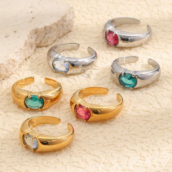Adjustable Stainless Steel Ring, 2mm Thin Band, Engravable Surface, Gift Packaging, Wholesale Price