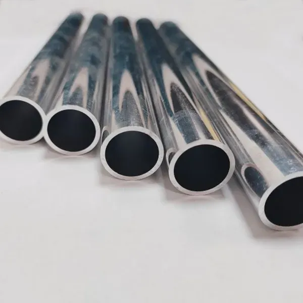 China Custom Aluminum Extrusion Profiles Round Square Oval Tubes and Pipes photo-2