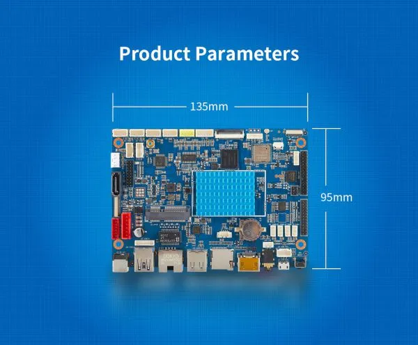 GeniusCore 7 Inch RK3566 Open Frame Industrial Android HMI Panel PC K-3566 | Low Power Capacitive Touch photo-3