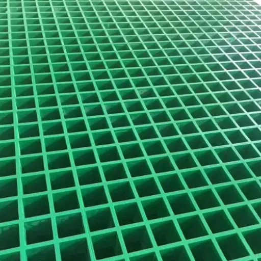 Corrosion Resistant FRP Grating 25mm Depth 6000x1000mm for Chemical Plant Flooring