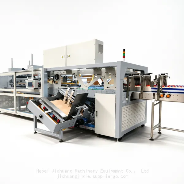 Auto Carton Packing Machine JCZB（35、40、45、60） Series | One-Piece Cardboard Forming for Cans & Bottles & Beverage & Food