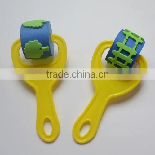 Kids EVA Roller Paint Foam Stamp for Children Toy photo-2