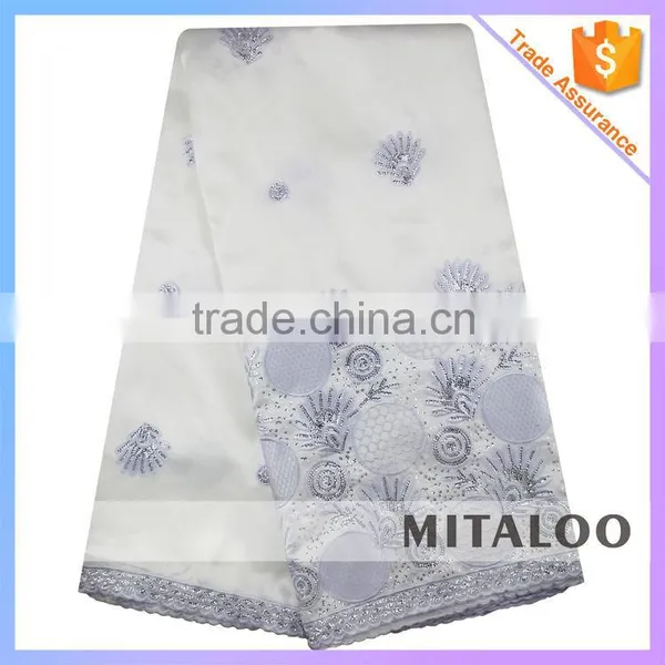 Mitaloo MGP1008 Hotselling Yellow Lace African New George Lace Nigeria Silk Lace photo-3