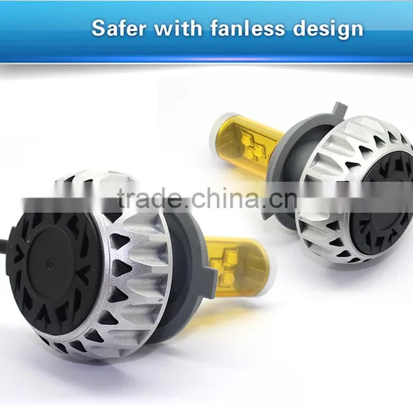 High Quality CE RoHS ISO9001 3S Car Led Light Lamp 9006 Ip65 All in One Fanless Design photo-4