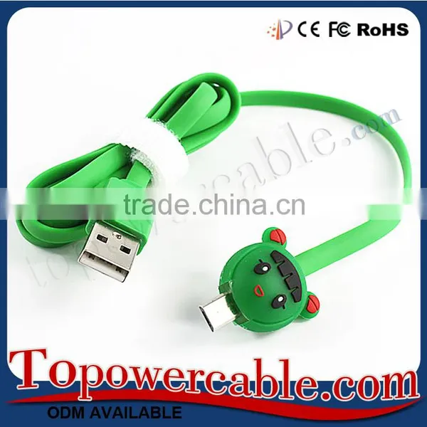 Cute Cartoon Girl Design Fast Charging and Syncing Best Micro USB Cable photo-2
