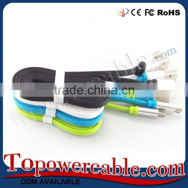 Factory Supply Oem Flat Noodle Design Usb Power Cable Low Price in China photo-5