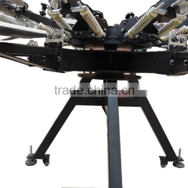 Heavy Duty 6 Color 6 Station Screen Printer With Micro Registration and Aluminium Platen photo-4