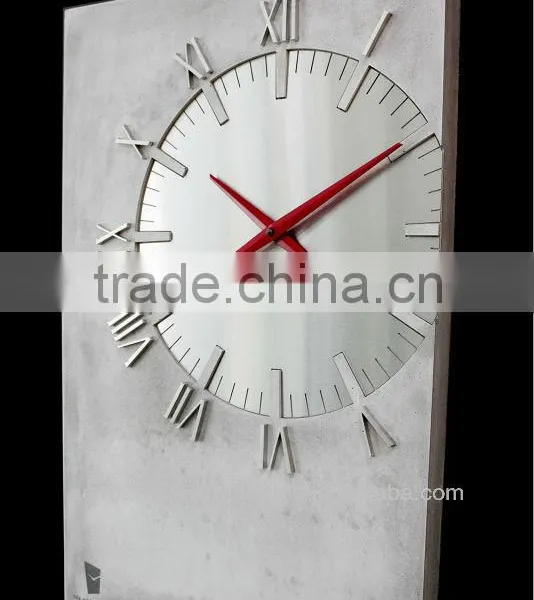 Concrete Wall Clock, Handmade Modern Wall Clock, Luxury Designer Clocks photo-3