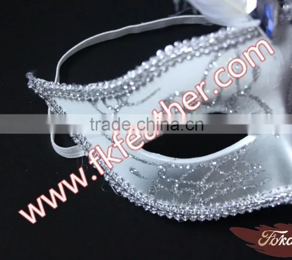 Wholesale Party Mask Masquerade Mask Goose Feather Mask For Carnival photo-2