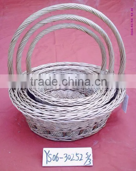 Willow Basket With Handle for Handmade Workmanship