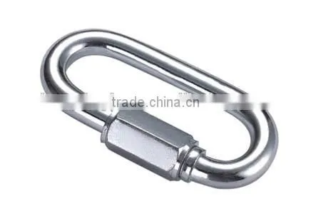 Stainless Steel AISI316/304 Quick Link Chain Connector Carabiner Clips Wire Rope Clip photo-5