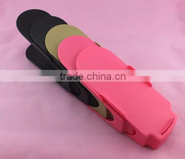 Double Layer Saving Space Plastic Shoe Rack photo-4