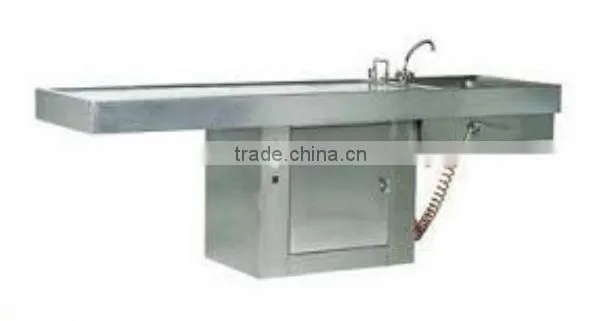 STM - 778 Autopsy Table Stainless Steel Furniture , Hospital Furniture