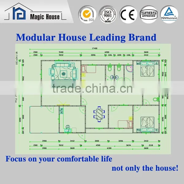 HIgh Quality Cheapest Living Three Bedroom House With Modular Home Floor Plans for Free Supplier's Choice photo-4