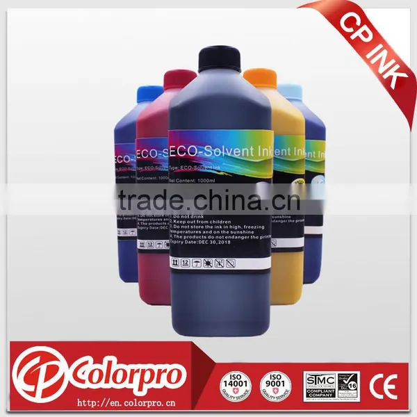 Top Quality Wide Color Gamut and High Adhesive Indoor Use Eco Solvent Ink Compatible for Epson Print Head photo-2
