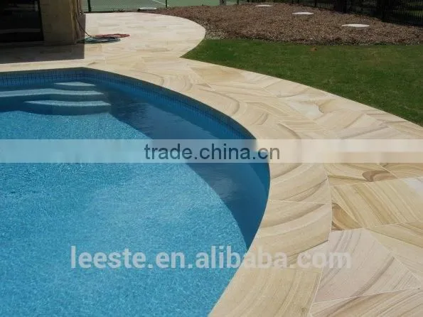 Quarry Owner Chinese Factory Teakwood Sandstone Pool Coping photo-3