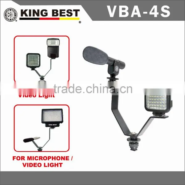 KINGBEST Hot Shoe Bracket / Y-shape Universal Bracket Kit / Video Camera / Cameras and Camcorders Bracket / LED Video Lights Mic photo-6