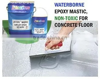 Water Based Epoxy Mastic Non-toxic for Filling and Leveling Concrete Floor JOTON WEPO