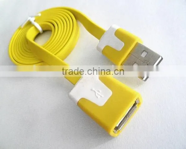Factory Wholesale Dual Color USB Male to Female Cable photo-2