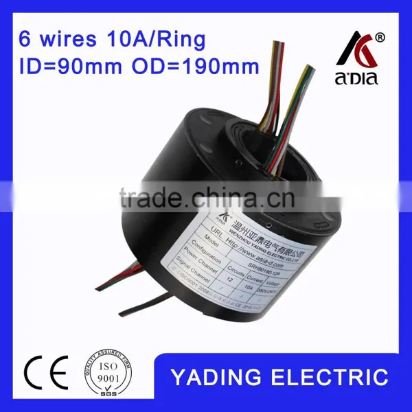 SRH 90190 12P Electrconic Slip Ring 90mm. OD190mm. 12Wires, 10A 12 Wires