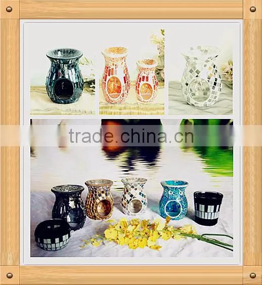 Handmade Glass Aroma Oil Diffuser , Aroma Fragrance Oil Burner