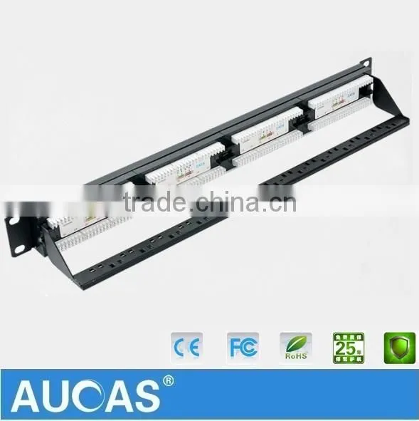 Manufacture RJ45 Unshielded Cat6 UTP Cable 24 Port Patch Panel For 19 Inch Server Rack Hot Sell photo-3