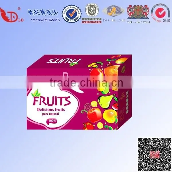 Colored Offset Printing Corrugated Paper Box for Fruit Vegetable Packaging on Sale photo-6