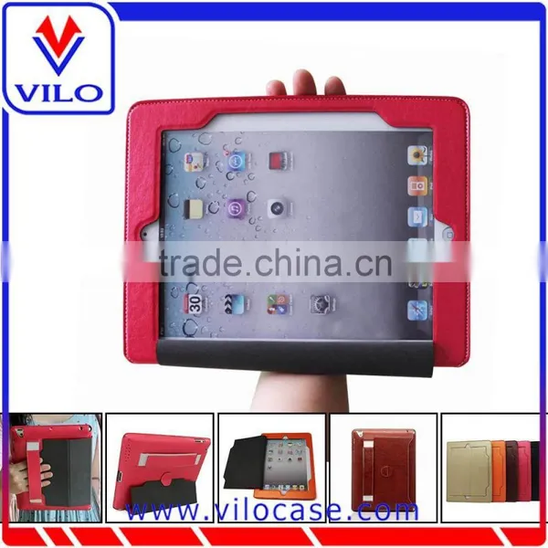 Multi-Functions Shockproof Hand Holder Leather Tablet Case for IPad Air 2 photo-6