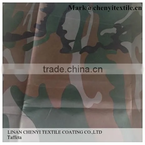 Hot Sale Polyester Taffeta With Cheap Camouflage Fabric photo-4