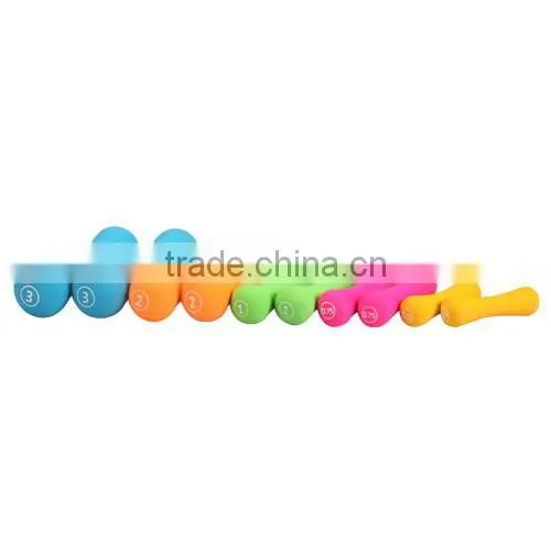 Dumbbell Set Dumbbell Bone-head Dumbbell Neoprene Dumbbell 0.5kg-10kg Neoprene Dumbbell photo-2