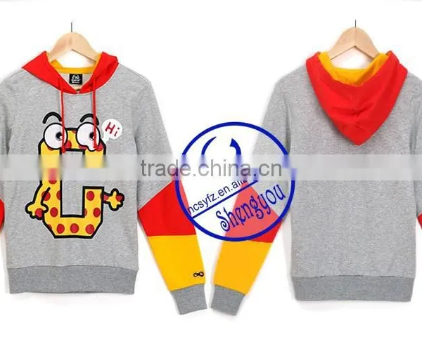 Custom Mens Fleece Sweatshirt Hoodies With Fashion Design photo-6