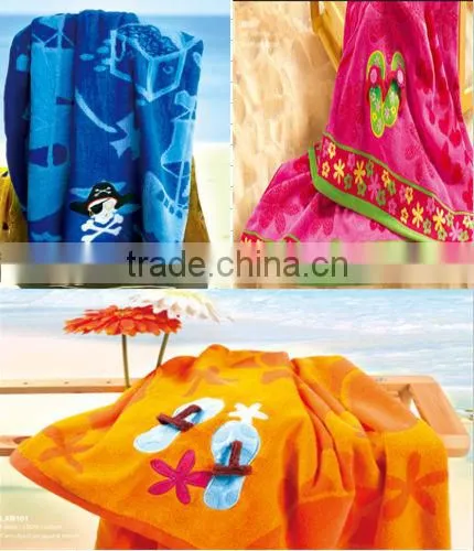 Beach Embroidery Towels 100% Cotton Wholesale